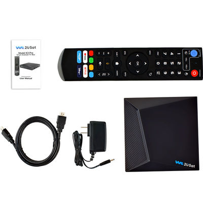 جعبه اندرویدی سیاه IPTV Box K3 Pro OTT Streaming Box جعبه هوشمند IPTV