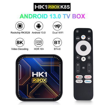 HK1RBOX K8S Smart IPTV Receiver Box اندروید 13 RK3528 8K